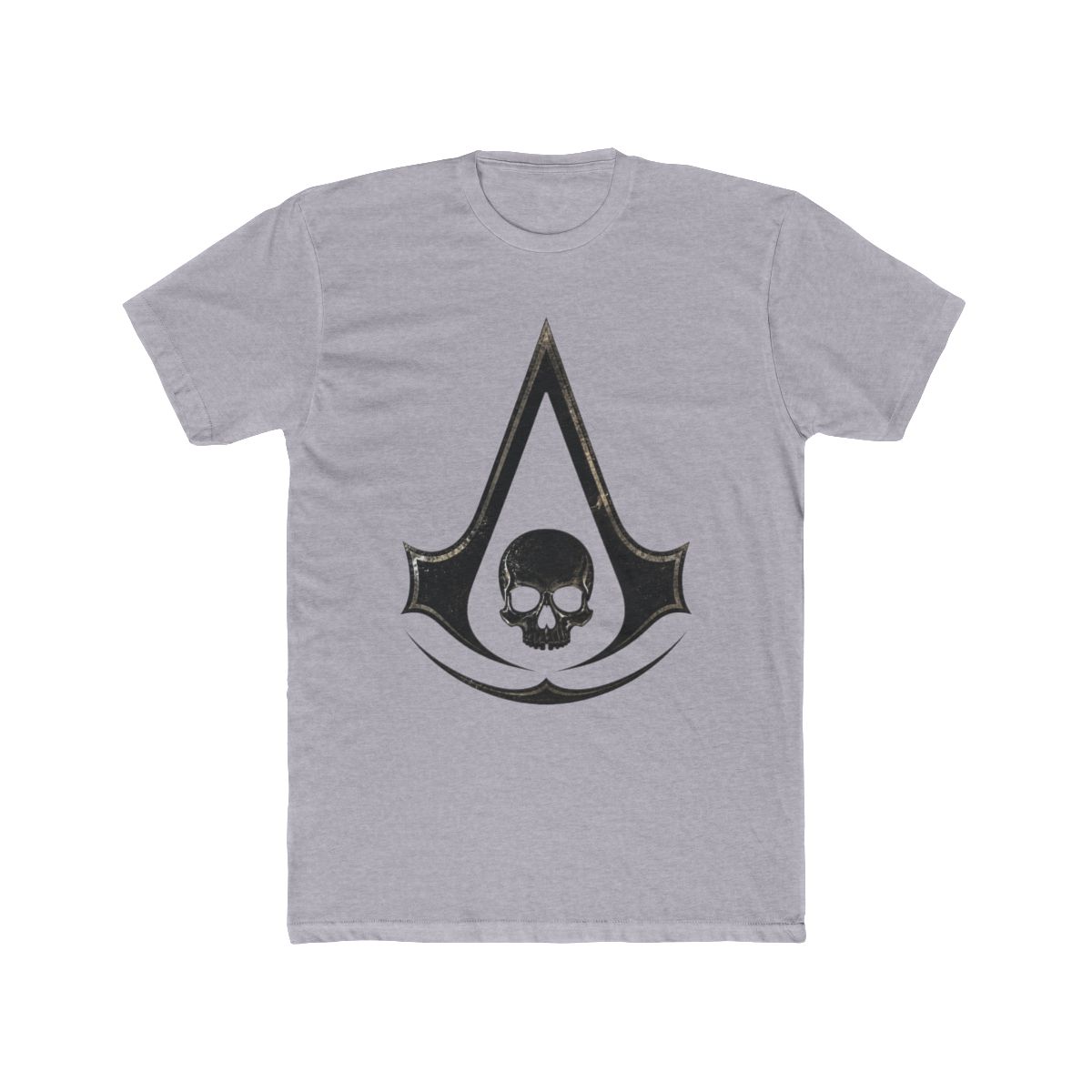 Assassin's Creed Black Flag Resynced Comfort Colors T Shirt - Skull Crest | Assasin's Creed - alternate angle 2, merchandise