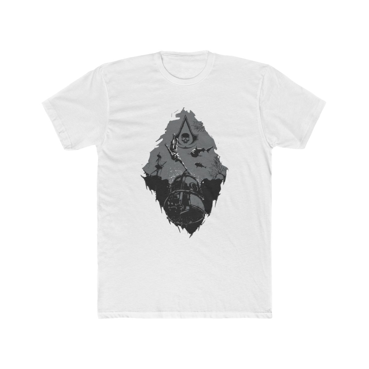Assassin's Creed Black Flag Resynced Comfort Colors T Shirt - Diving Bell | Assasin's Creed